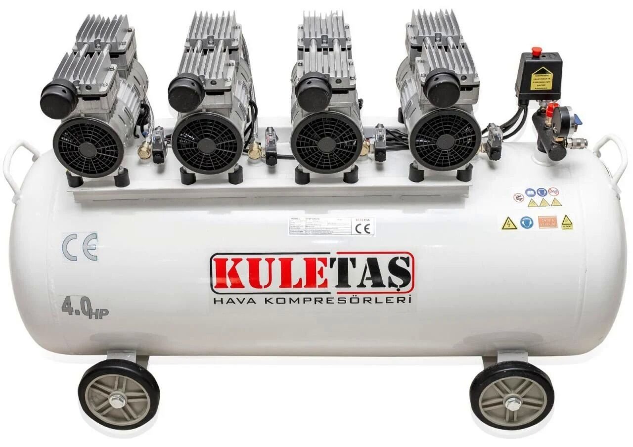 KULETAŞ SESSİZ HAVA KOMPRESÖRÜ 200  LİTRE 4HP