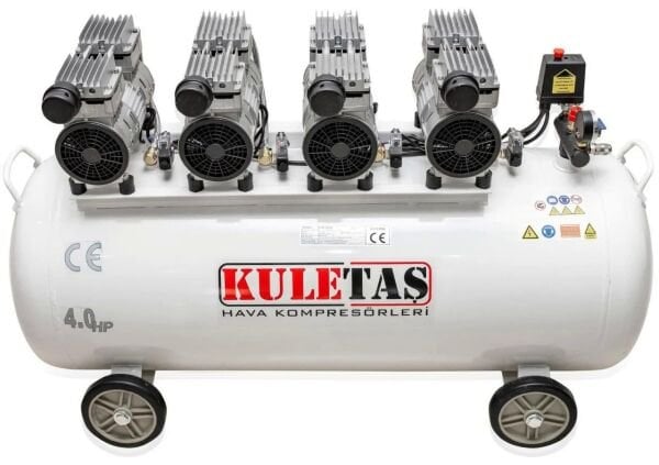 KULETAŞ SESSİZ HAVA KOMPRESÖRÜ 200  LİTRE 4HP