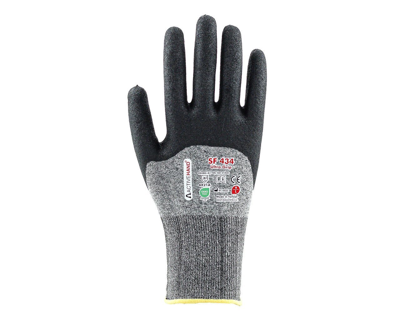 SF 534 GR/SY NO:8 3/4 Köpük Nitril Kaplı Sandy Finish Polyester Eldiven