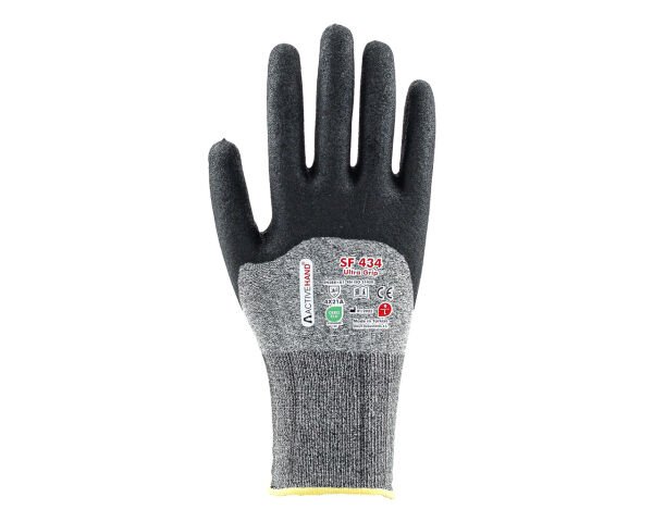 SF 534 GR/SY NO:8 3/4 Köpük Nitril Kaplı Sandy Finish Polyester Eldiven