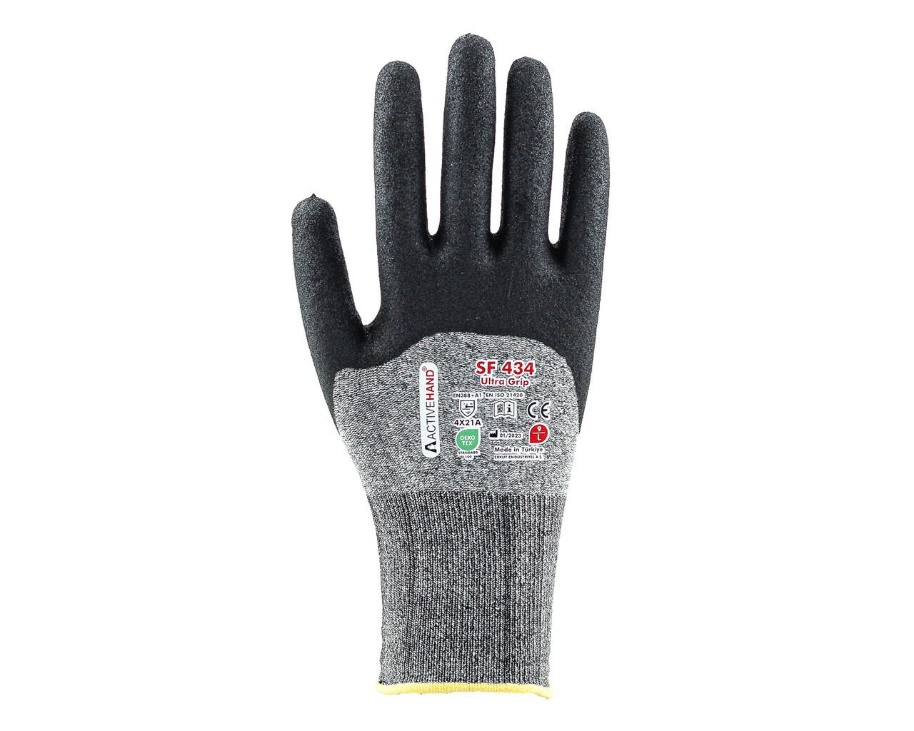 SF 534 GR/SY NO:7 3/4 Köpük Nitril Kaplı Sandy Finish Polyester Eldiven