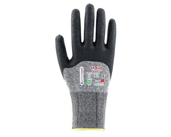 SF 434 GR/SY NO:9 Köpük Nitril Kaplı Sandy Finish Polyester Eldiven