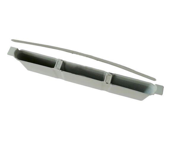 Kayık Yemlik Gri 485x110 mm 02404