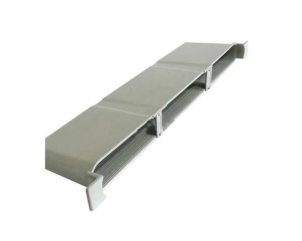 Kayık Yemlik Gri 485x110 mm 02404