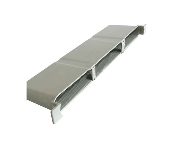 Kayık Yemlik Gri 485x110 mm 02404