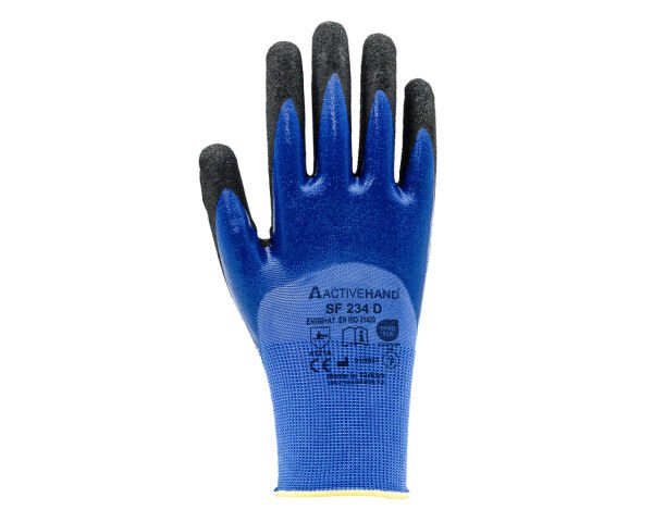 SF 234D M/SY NO:9 Köpük Nitril Kaplı Sandy Finish Double Nitril Eldiven