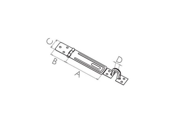 Sandık Askısı 25x62
