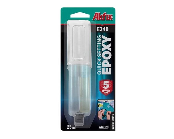 AKFİX E340 Epoksi Yapıştırıcı Şırınga 25ml