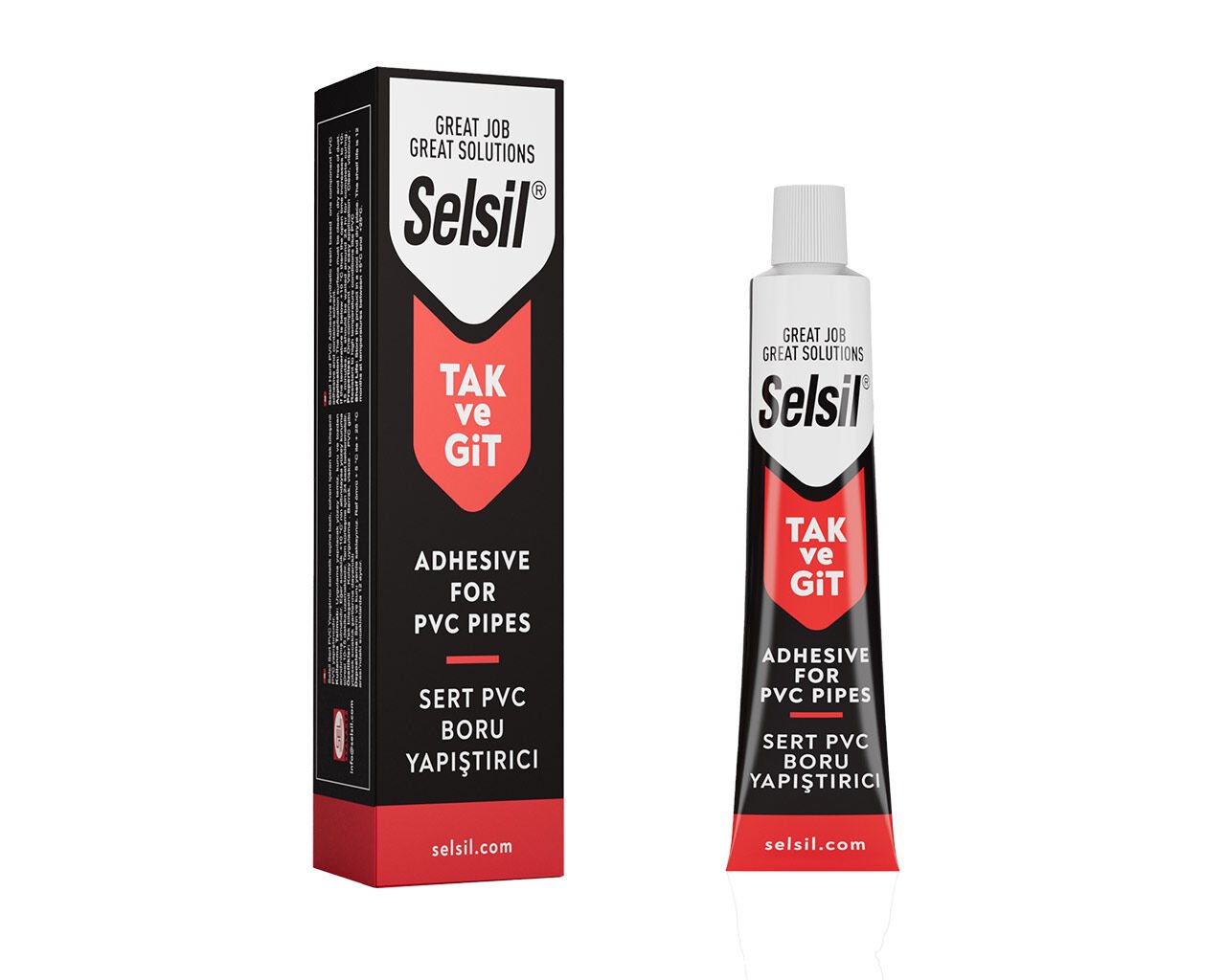 Selsil Tak ve Git P12 Sert PVC Boru Yapıştırıcı 50gr