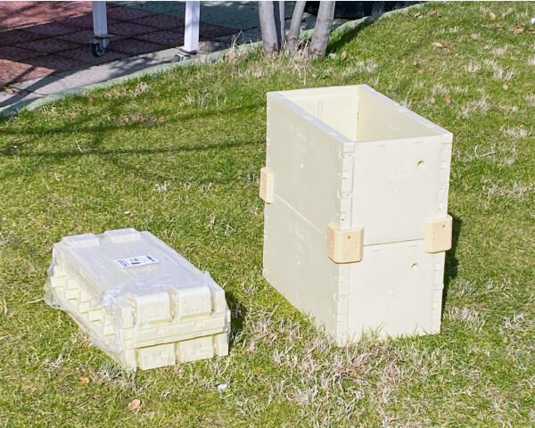 Plastik Termo Ruşet Kovan Duvarı Çift Katlı 12 Çerçevelik 04024