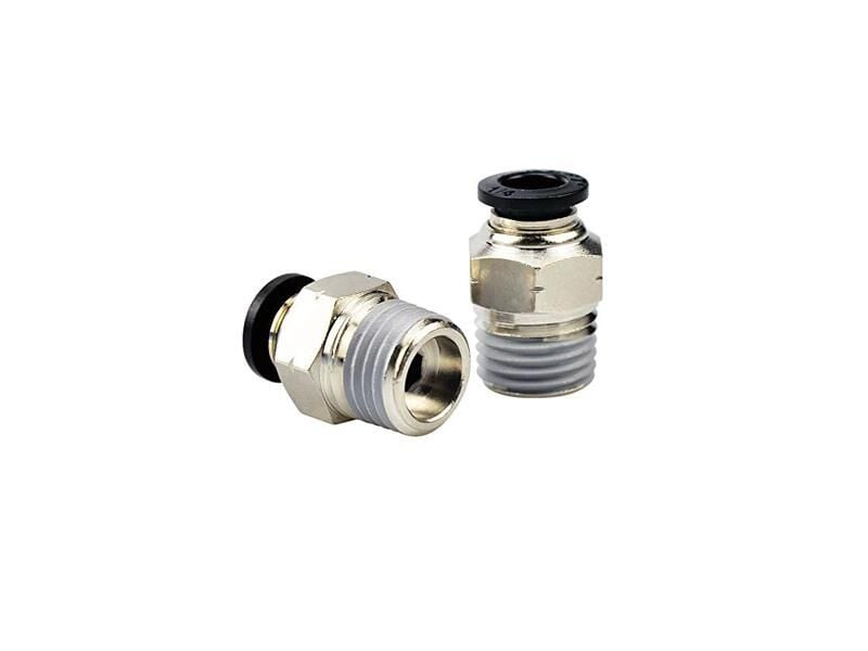 KPC Düz Rakor 1/2 - 6mm Siyah
