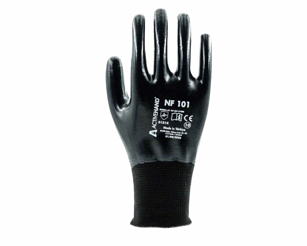 NF 101 SY/SY NO:7 Tam Nitril Kaplı Polyester Eldiven