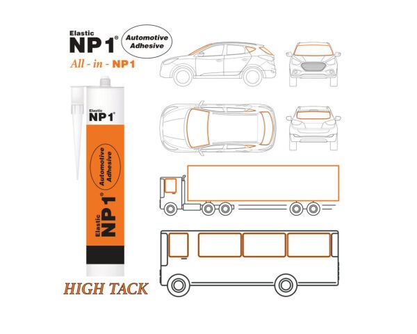 NP1 MS Automotive Poliüretan Kartuş Gri 290ml
