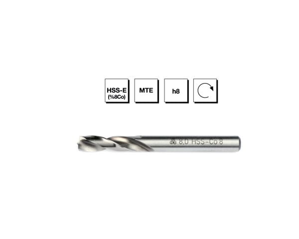 HSS -E Normu Punta Çürütme Matkap Ucu - UZUN 6 mm