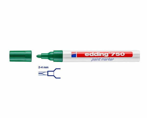 Edding 750 Tam Örtücü Boya Kalemi Yeşil