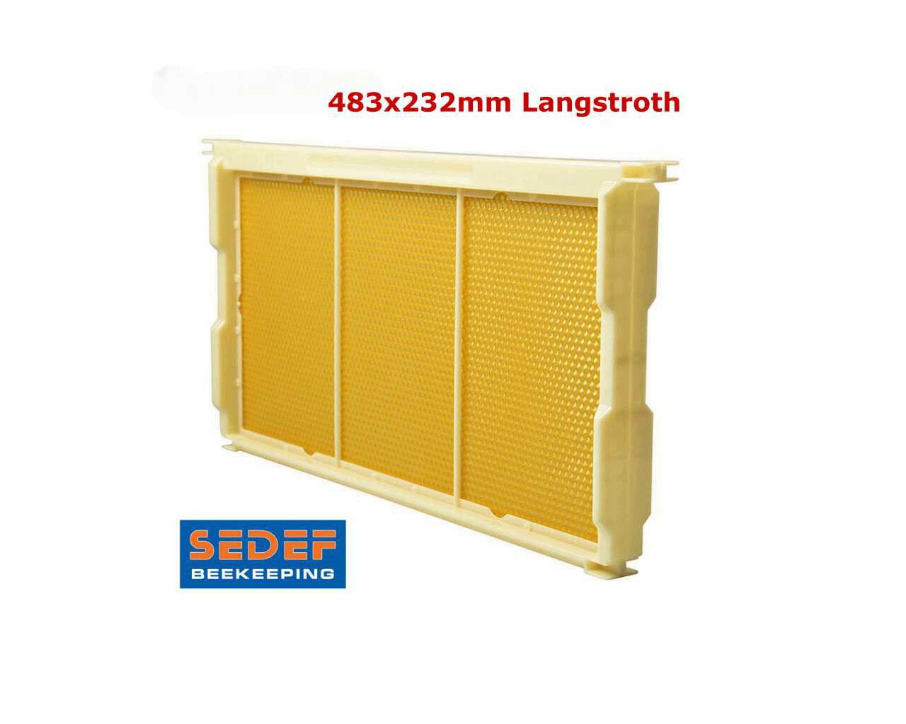 Plastik Temel Petekli Çerçeve (İşçi arı - Langstroth) 02560