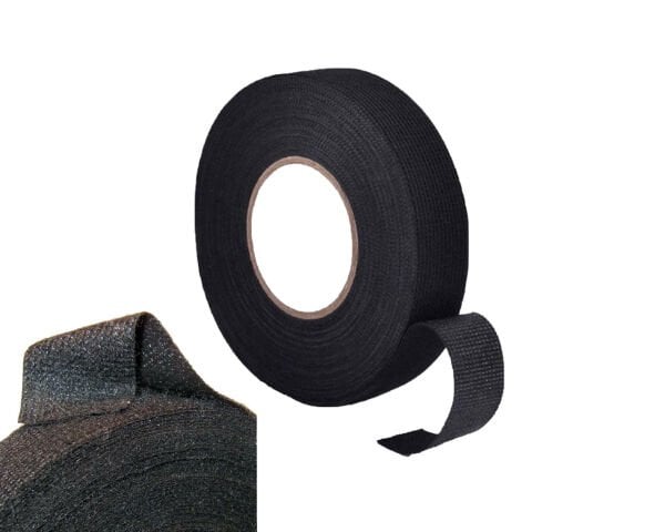 Polyester Siyah Tüylü Bant 19mm x 15mt