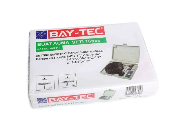 Buat Açma Seti 16 Parça Delik Testere 19-127mm MK0310