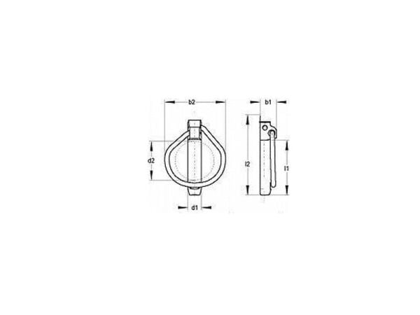 Yaylı Pim (Traktör Pimi) 6 mm