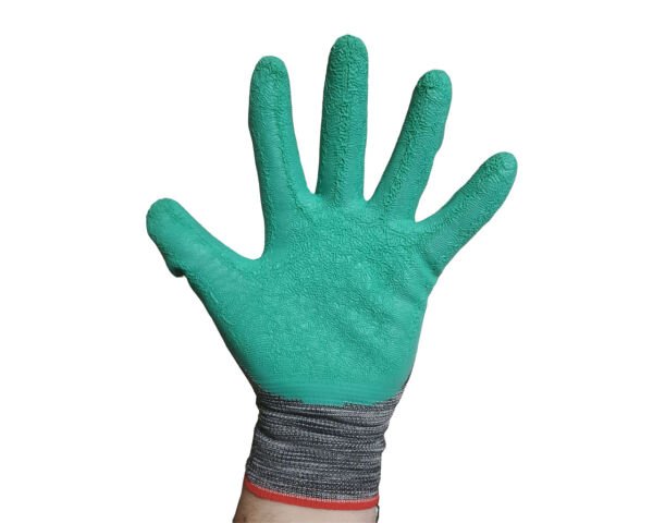 BAY-EL EL167 No:10 Yeşil 1/2 Süper Latex Kaplı Kırçıllı Örme Eldiven