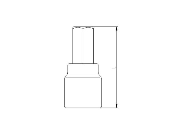 1113 Lokmalı Allen Uç 1/2'' 12 mm