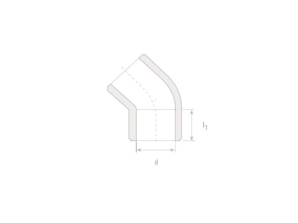 PPRC Dirsek 45° 32 mm