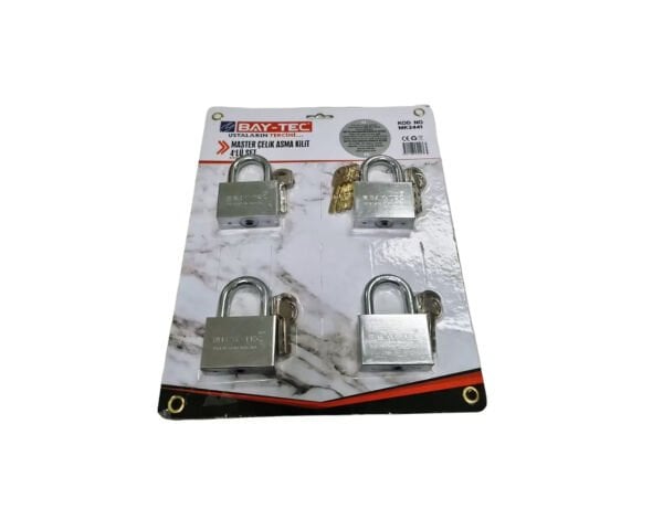 Trimax Master Çelik Asma Kilit 55 mm 4'lü Set MK2441