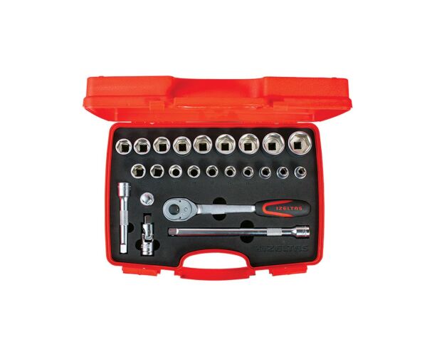 1113 1/2'' Altıköşe Lokma Anahtar Takımı 24 Parça