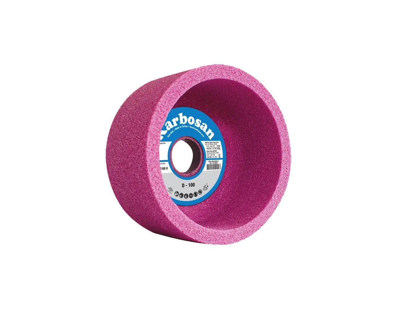 KARBOSAN Düz Form D Çanak Taş D150