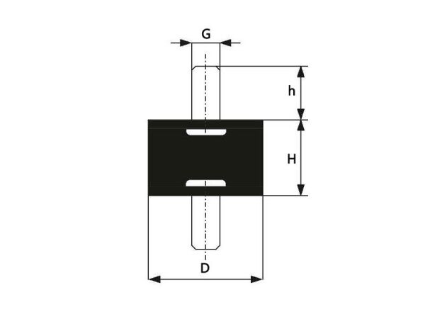 A Tip Lastik Takoz 100x50 Pulsuz