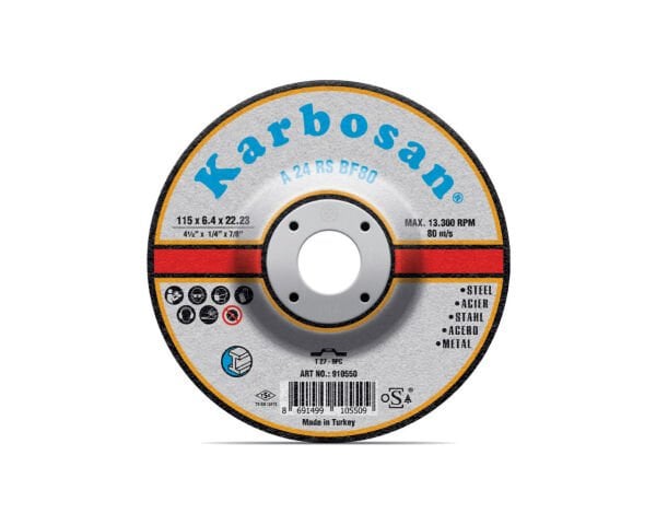 KARBOSAN 180x8x22 Metal Taşlama Taşı NK