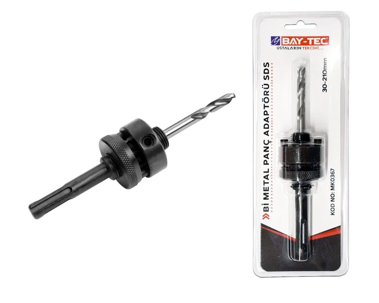MK0367 SDS Bimetal Panç Adaptörü 30-210 mm