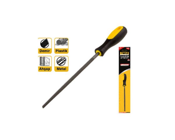 Yuvarlak Eğe 8'' Saplı Blister Ambalajında DMX4159