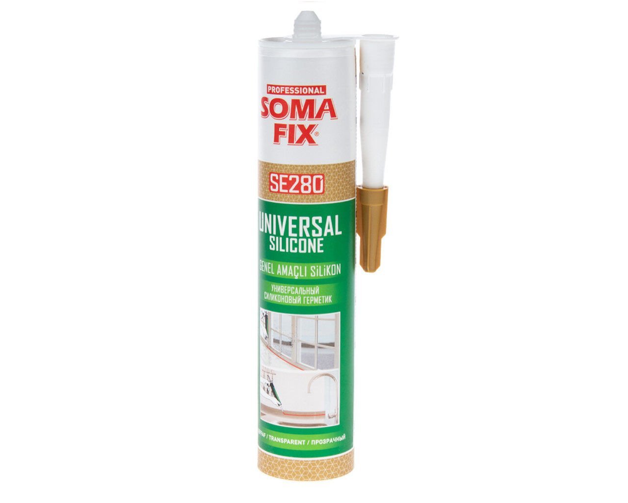 SOMAFİX SE284 Genel Amaçlı Silikon Gri 280gr