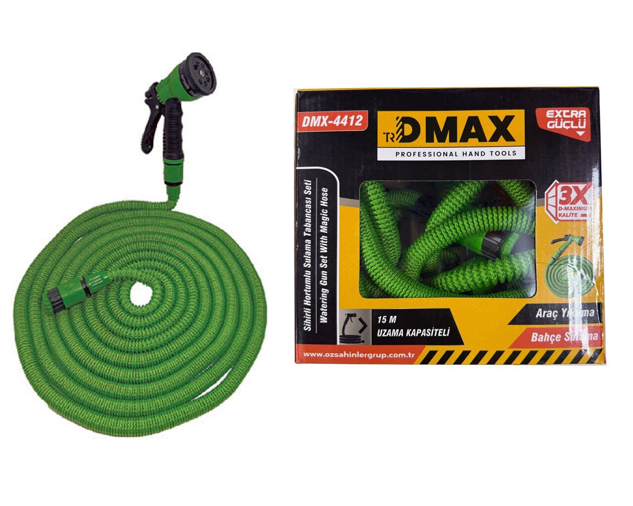 Sihirli Hortumlu Sulama Tabanca Seti DMX4412