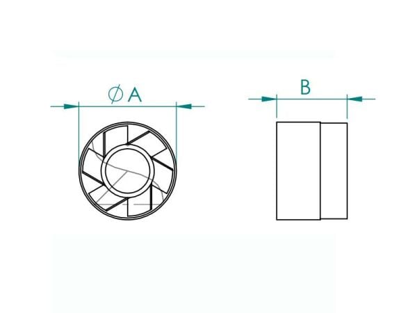 Kanal Tip Aksiyel Fan APKT-100