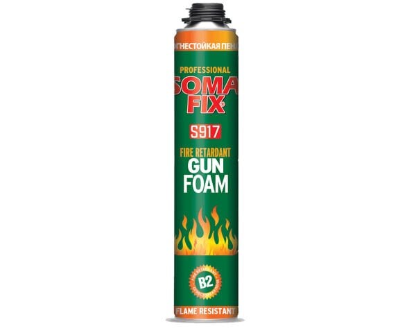 SOMAFİX S917 Yangına Dayanıklı Tabancalı Poliüretan Köpük 750ml 90gr