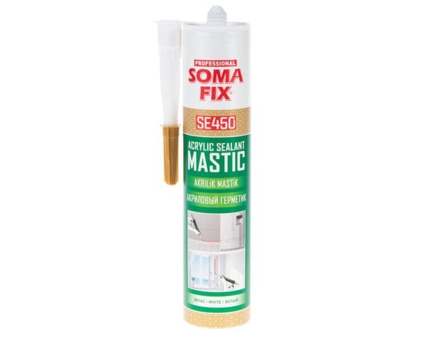 SOMAFİX SE450 Akrilik Mastik Beyaz 450gr