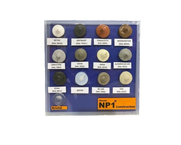 NP1 Polimer Mastik Silikon Beyaz 290 ml