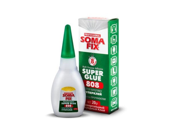 SOMAFIX 808 Süper Yapıştırıcı Net 20gr Brüt 25gr