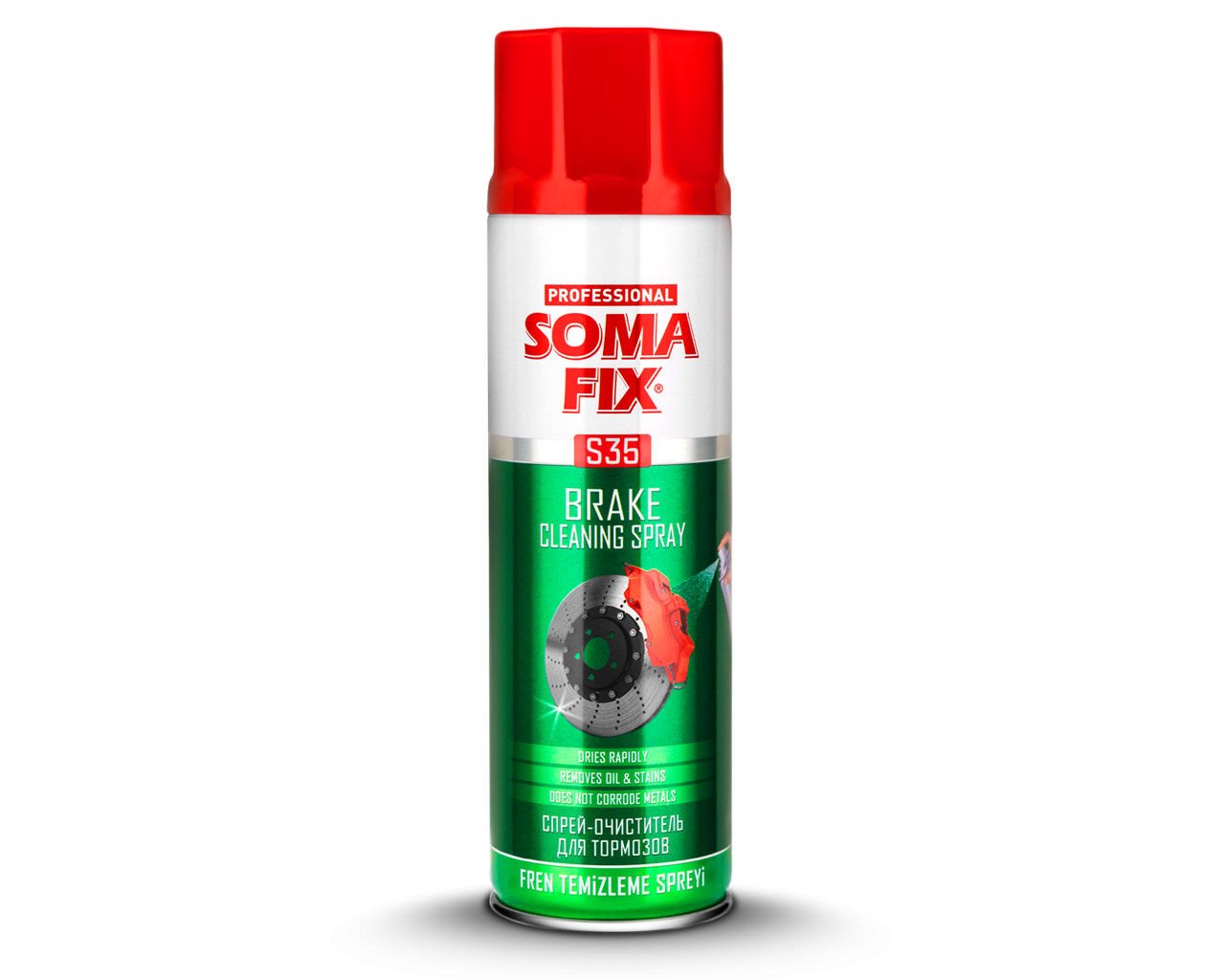 SOMAFİX S35 Fren Balata Temizleme Spreyi 500ml 425gr