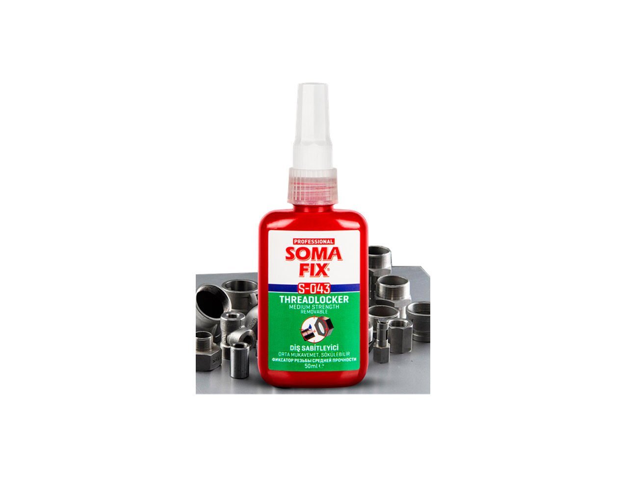 SOMAFİX S043 Mavi Diş Sabitleyici Orta Mükavemet 50gr