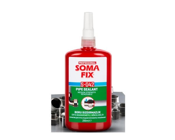 SOMAFİX S042 Boru Sızdırmazlık Orta Mukavemet 250gr Mavi