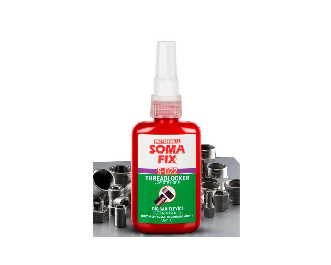 SOMAFİX S022 Diş Sabitleyici Düşük Mukavemet 50gr Mor
