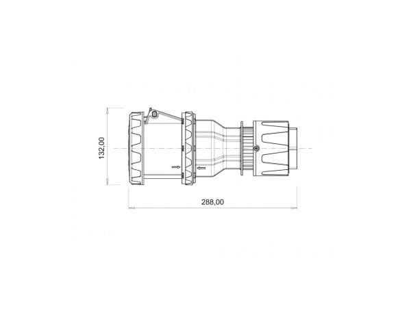 BC1-6504-7312 CEE Norm Uzatma Priz 4X125A