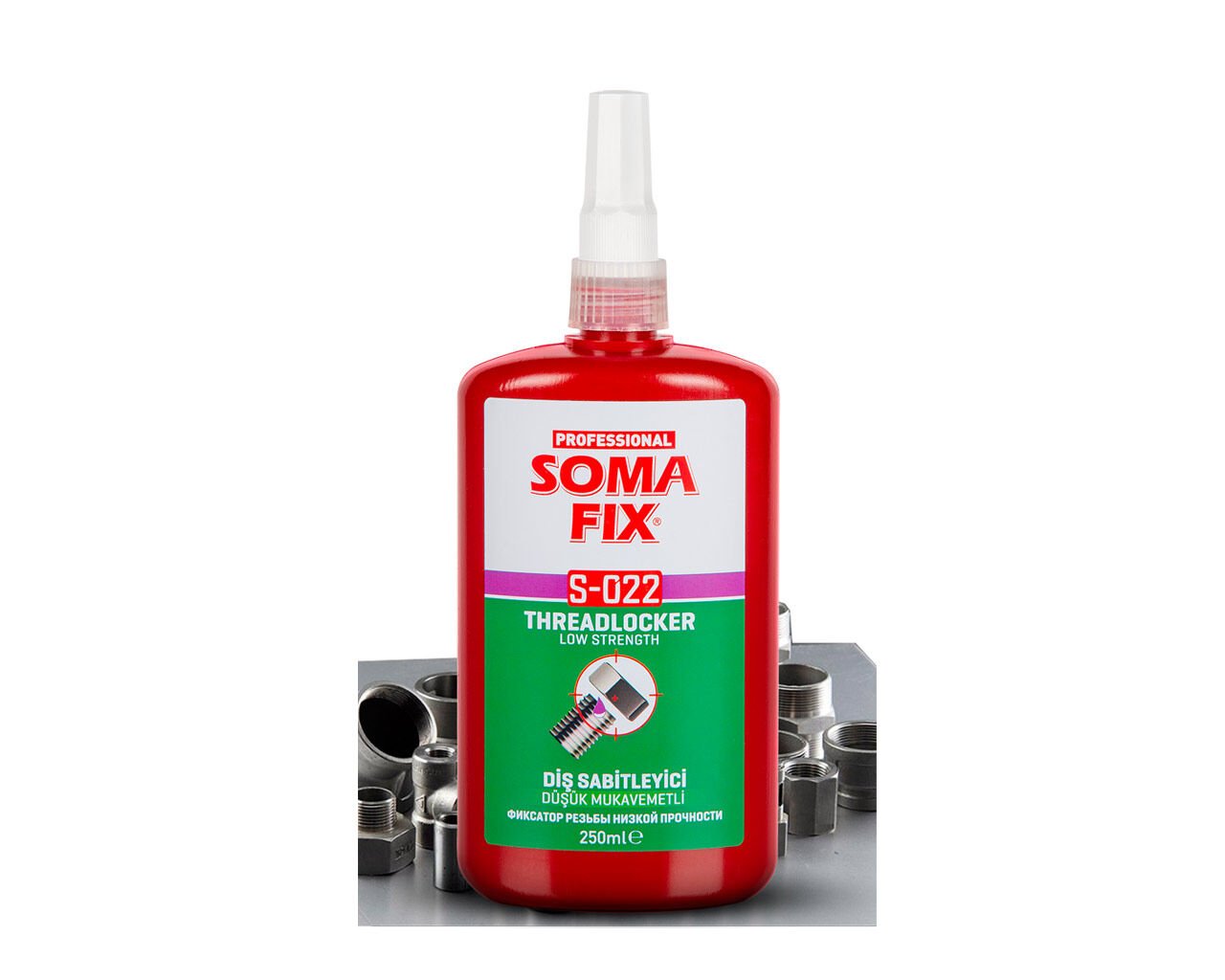 SOMAFİX S022 Diş Sabitleyici Düşük Mukavemet 250gr Mor