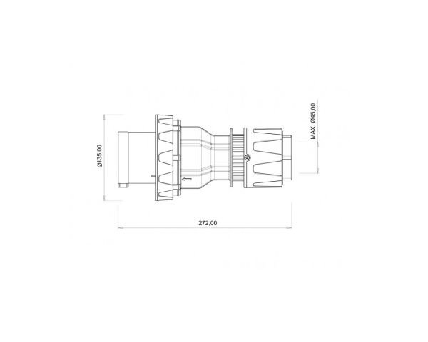 BC1-6504-7011 CEE Norm Düz Priz 4X125A