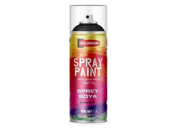 COLORIUM Akrilik Sprey Boya RAL 9005 Mat Siyah