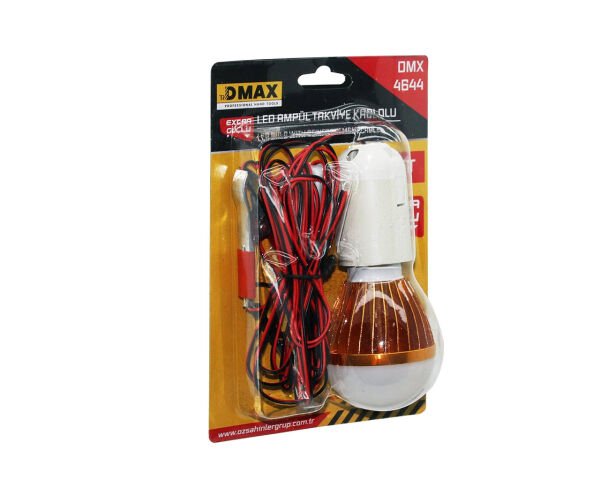 Seyyar Akü Led Lamba Metal ÖZS 1846