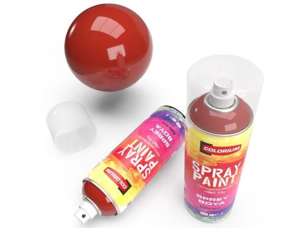 COLORIUM Akrilik Sprey Boya RAL 3000 Ateş Kırmızı